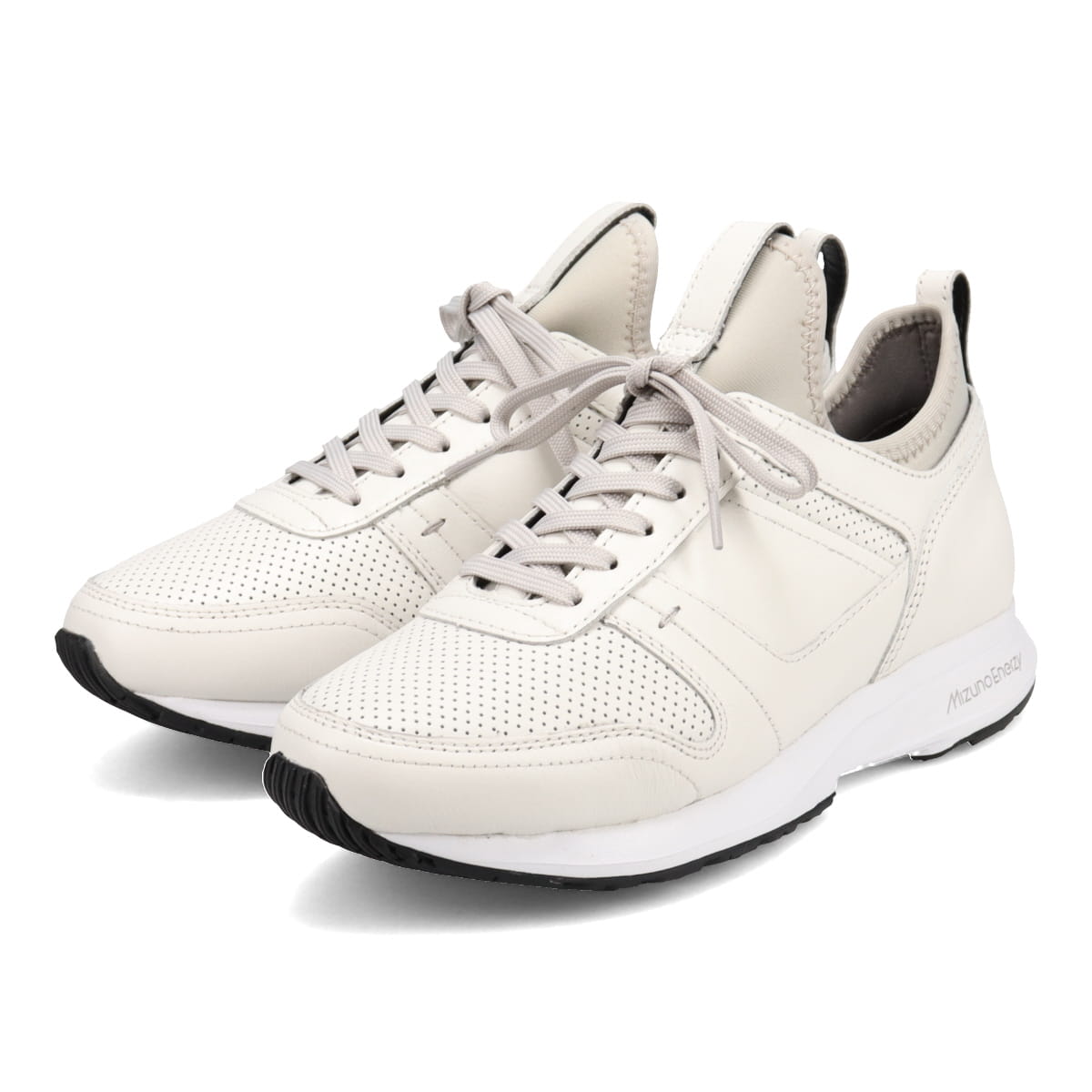 【WOMEN】マドラスウォーク ミズノ セレクト madras Walk MIZUNO SELECT　レザーウォーキングシューズ　MWZS0101 WHITE 23.0