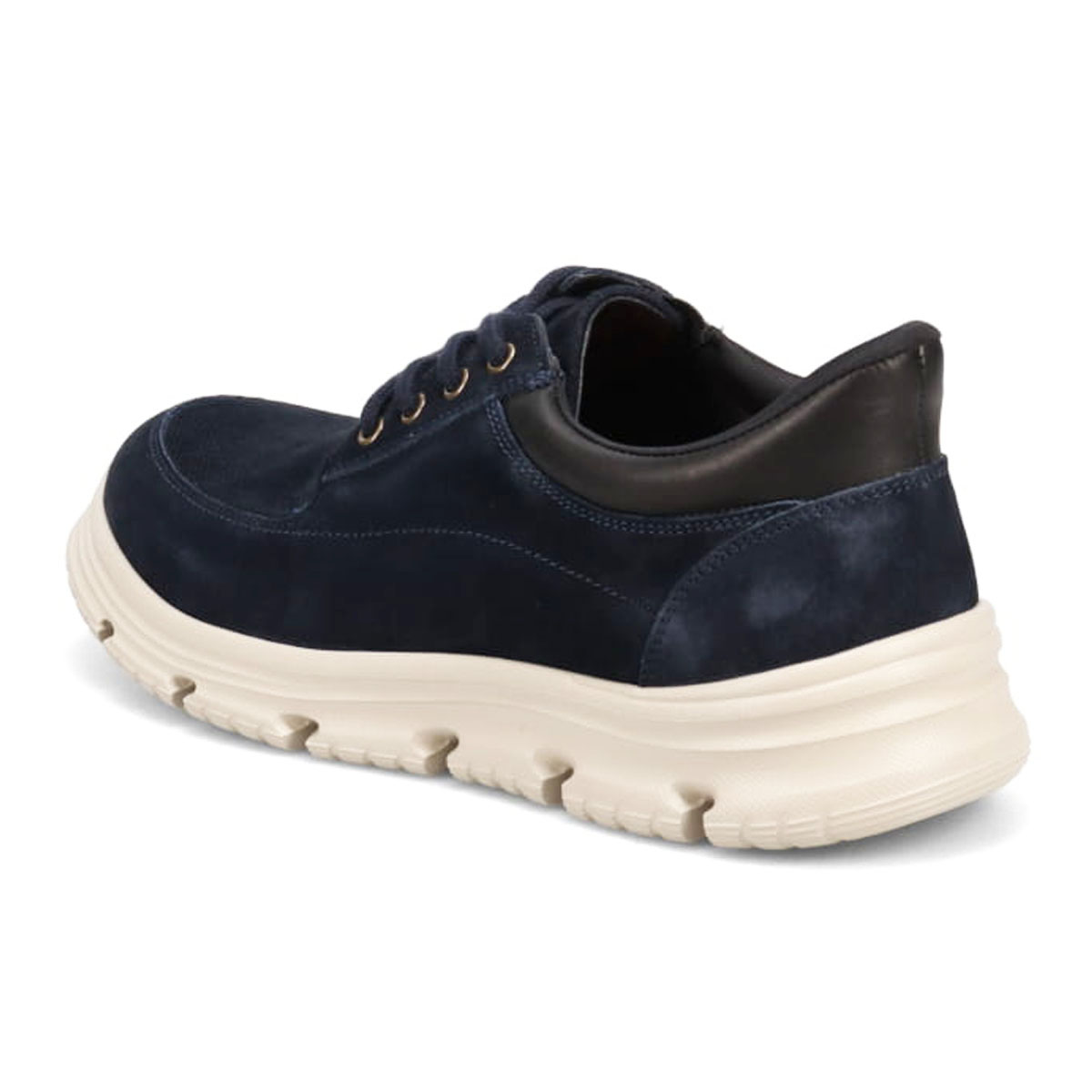 プロ コンフォート PRO-COMFORT クイックフィットレースアップカジュアルシューズ   PC6012 NAVY-SILK 25.0