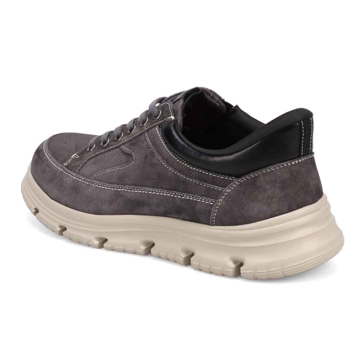 プロ コンフォート PRO-COMFORT メンズ レースアップカジュアルシューズ　PC6014 GRAY-SILKY 25