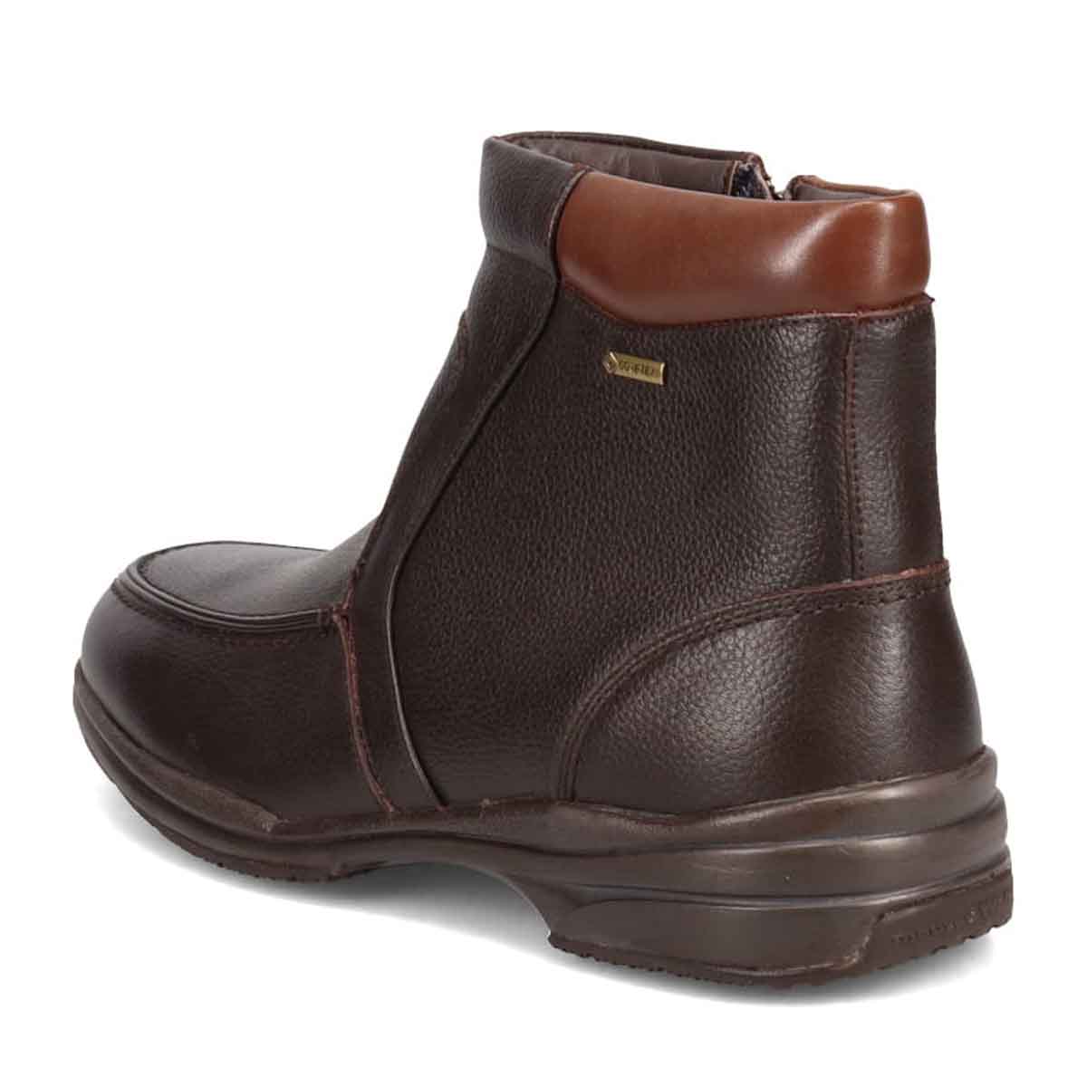 【GORE-TEX】マドラスウォーク madras Walk 防水 防滑 4E 幅広カジュアルブーツ SPMW5476 BROWN 25.0