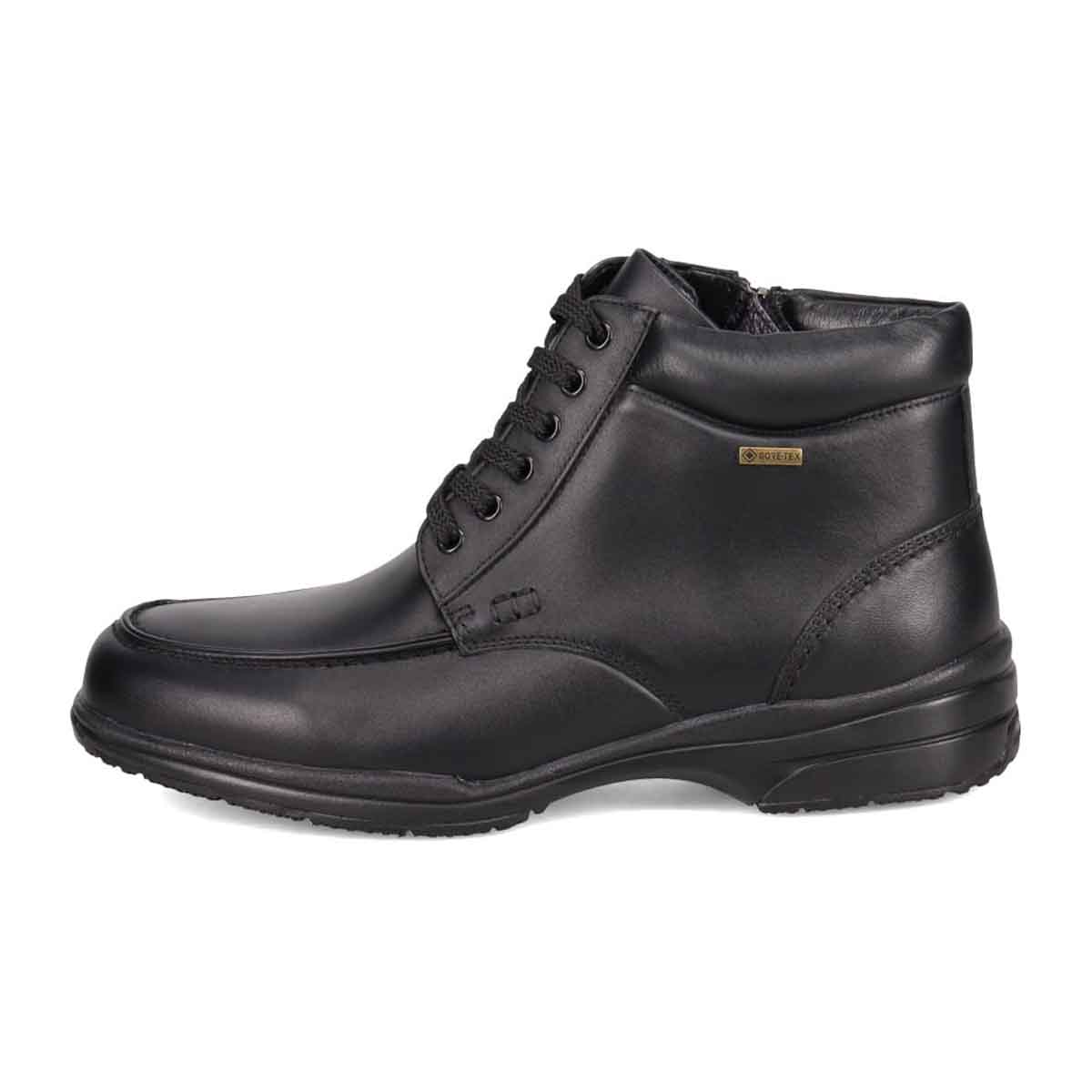【GORE-TEX】マドラスウォーク madras Walk 「Recovery Shiatsu Insole」搭載　指圧効果により血行をよくする。 【防水 防滑 4E 】ゴアテックスフットウェア 幅広カジュアルブーツ SPMW5478R BLACK 25.0