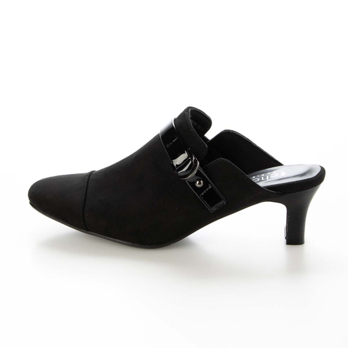 テーン tehen 不動の人気デザイン　ミュールパンプス　TN5510 BLACK-SILKY 23.0