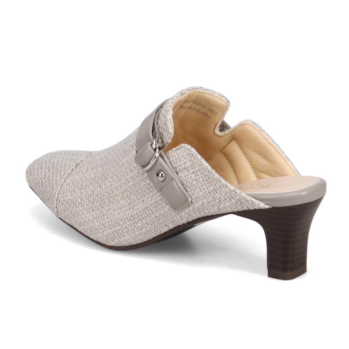 テーン tehen 不動の人気デザイン　スッと履けてきちんと見えるデザインミュール　TN5510 L-GRAY-TX 23.0