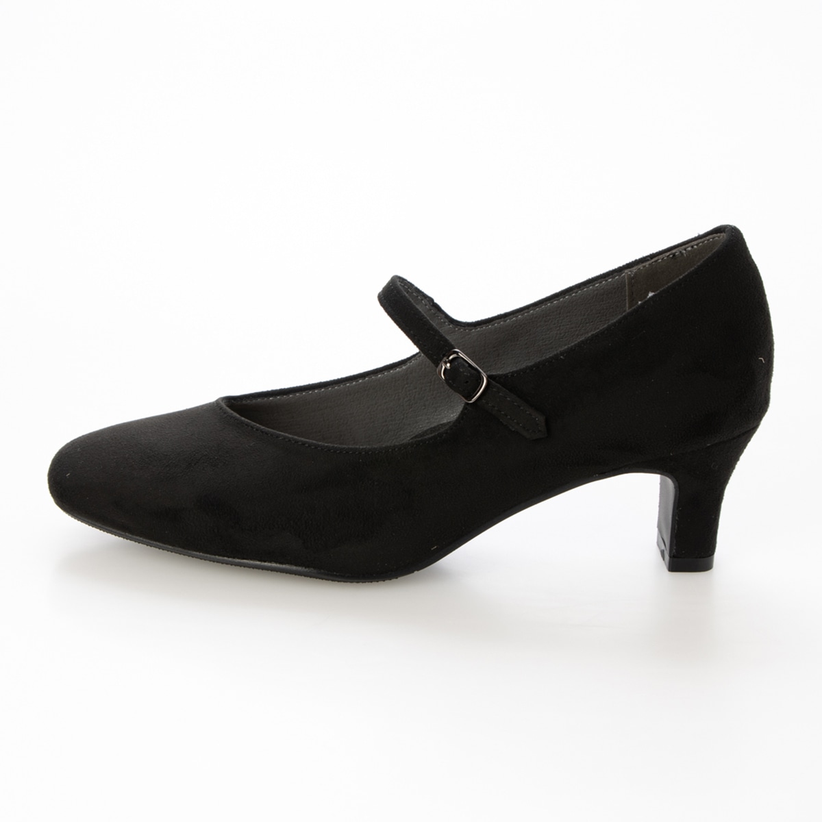 テーン tehen【脱げにくい】レディース パンプス メリージェーン 歩きやすい スクエアトゥ　TN5514 BLACK-SILKY 23.0