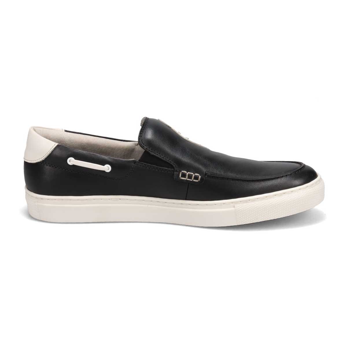 カステルバジャック CASTELBAJAC スリッポンレザースニーカー  012328 BLACK 25.0