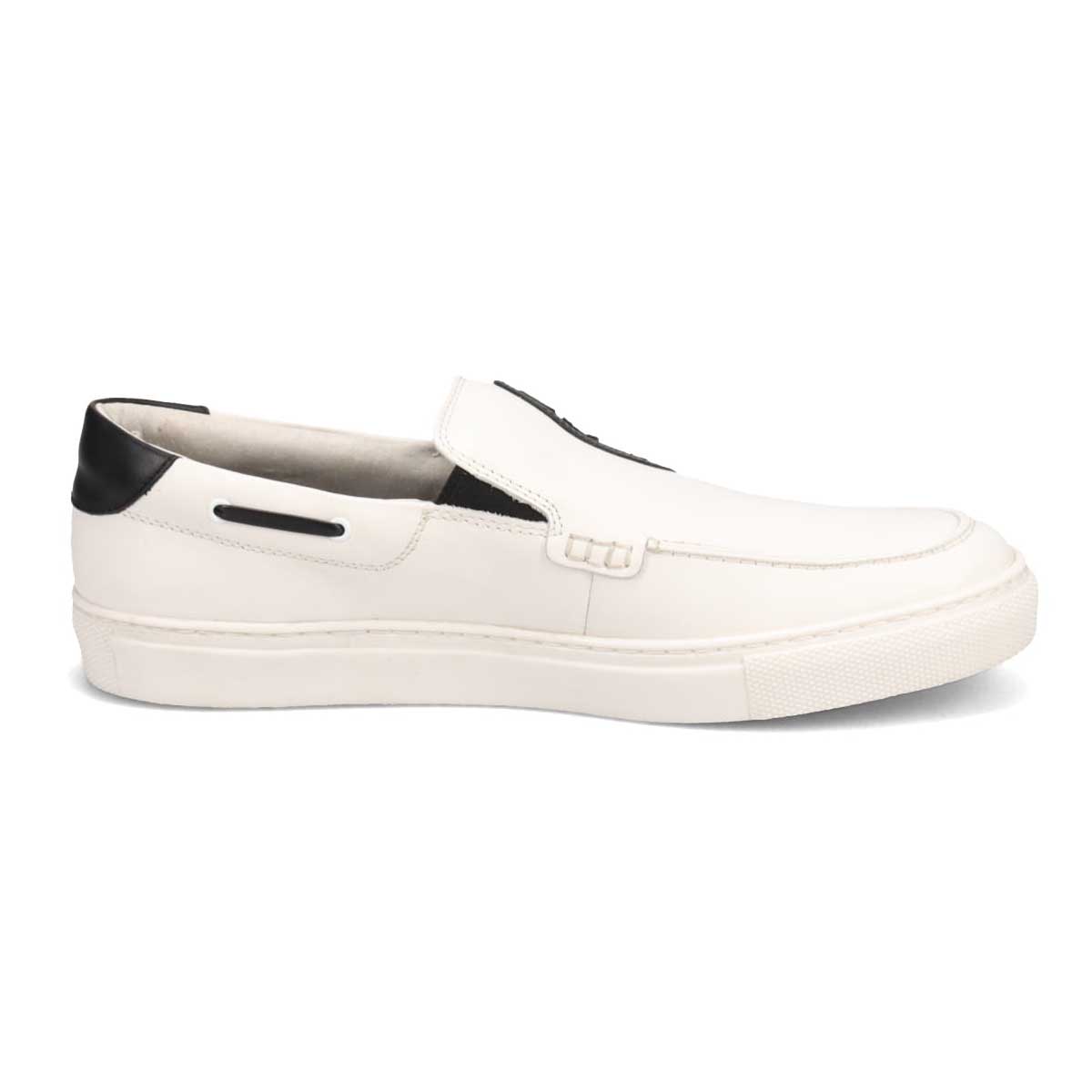 カステルバジャック CASTELBAJAC スリッポンレザースニーカー  012328 WHITE 25.0