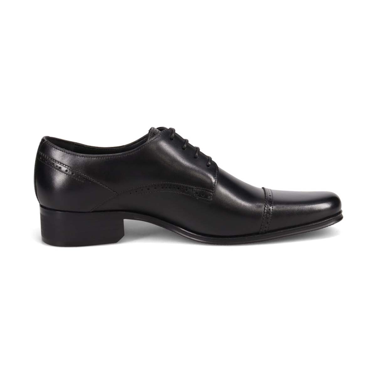 KATHARINE HAMNETT LONDON　外羽根ストレートチップドレスシューズ　03954 BLACK 25.0