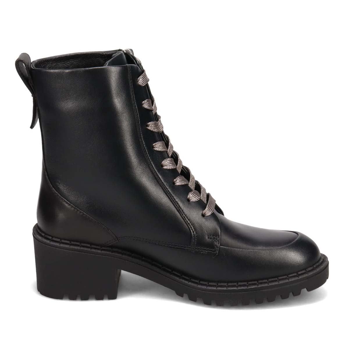 KATHARINE HAMNETT LONDON　厚底レースアップブーツ 048107 BLACK 23.0