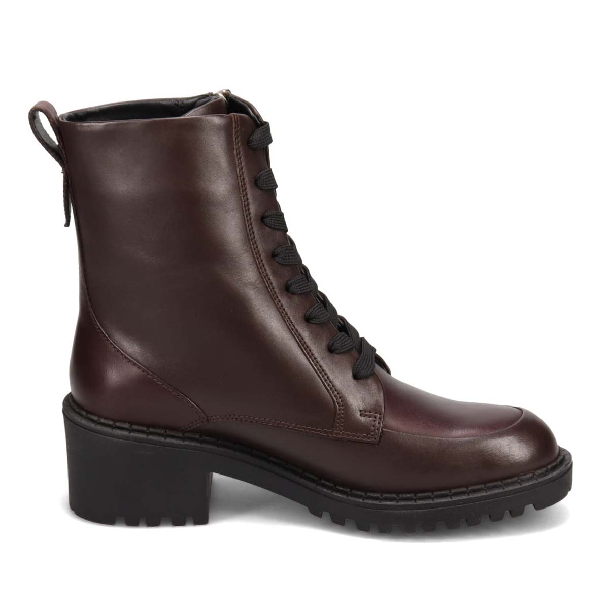 KATHARINE HAMNETT LONDON　厚底レースアップブーツ 048107 D-BROWN 23.0