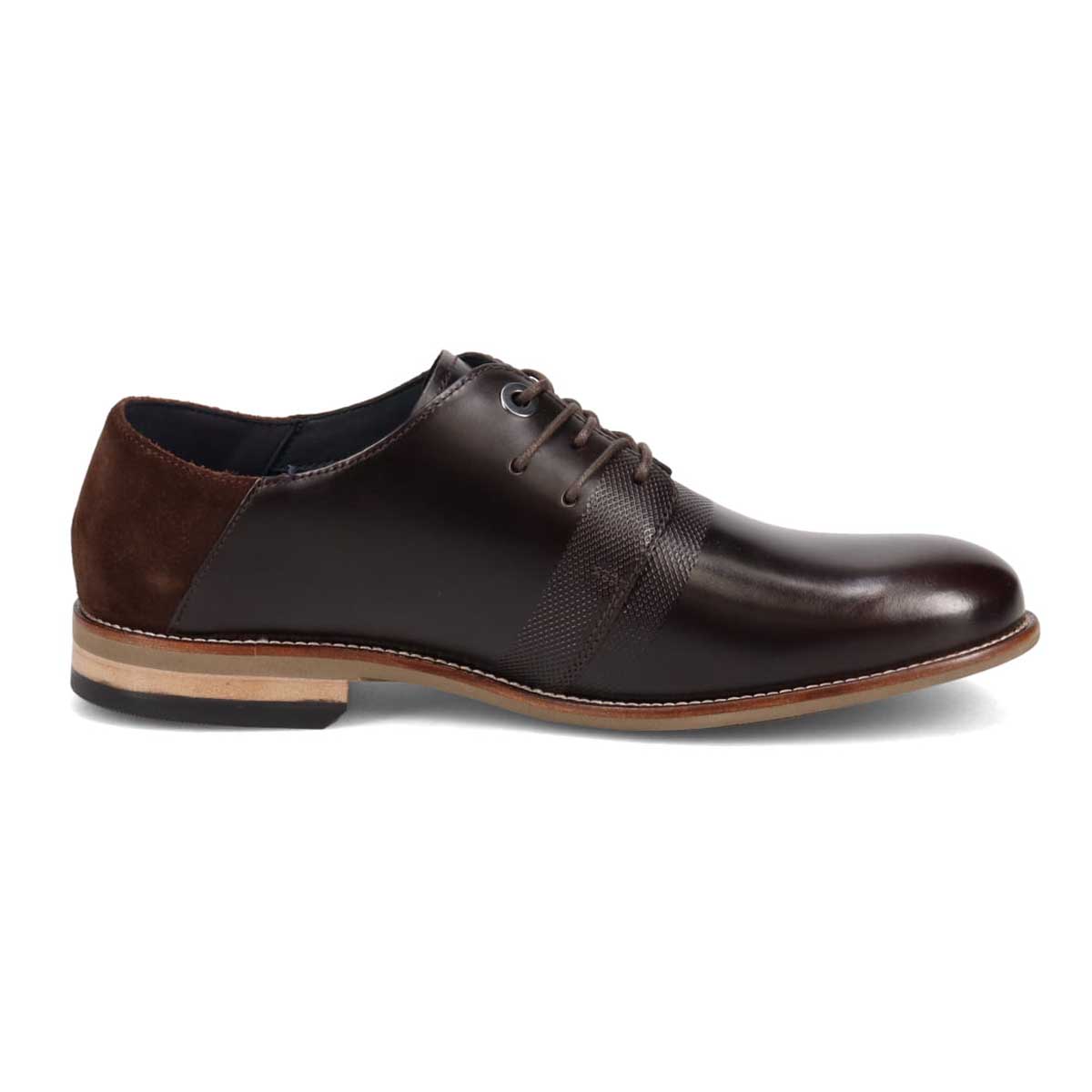ランバンオンブルー LANVIN en Bleu レースアップ カジュアルシューズ  086514 D-BROWN 25.0