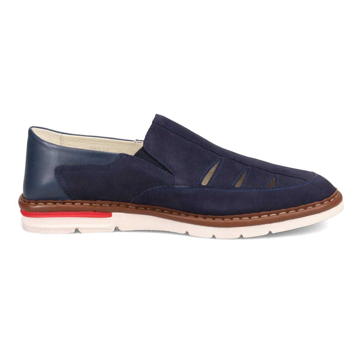 ランバンオンブルー LANVIN en Bleu スリッポンカジュアルシューズ  086534 NAVY 25.0
