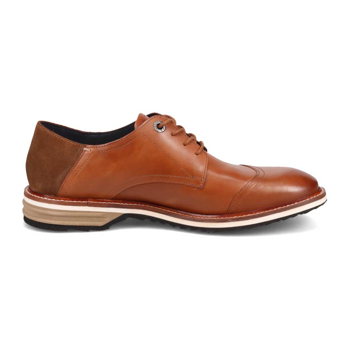 ランバンオンブルー LANVIN en Bleu レースアップ カジュアルシューズ  086514 BROWN 25.0