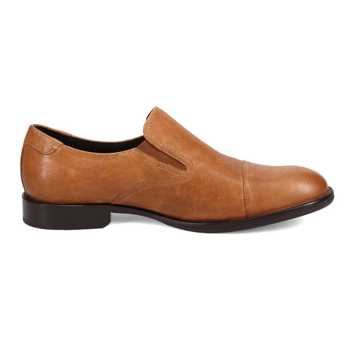キャサリンハムネットロンドン KATHARINE HAMNETT LONDON ストレートチップサイドエラスティックスリッポンシューズ　34022 CAMEL 25.0