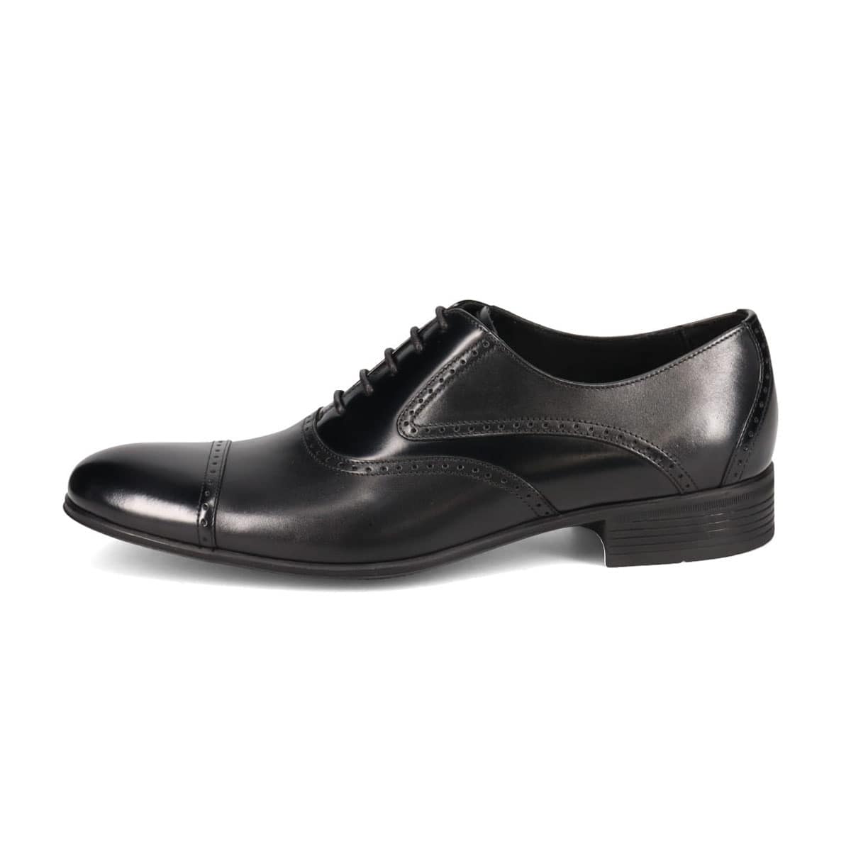 LANVIN COLLECTION ブラックシャイニーバイカラーコンビ オックスフォード ドレスシューズ 83379 LANVIN COLLECTION ブラックシャイニーバイカラーコンビ オックスフォード ドレスシューズ 83379