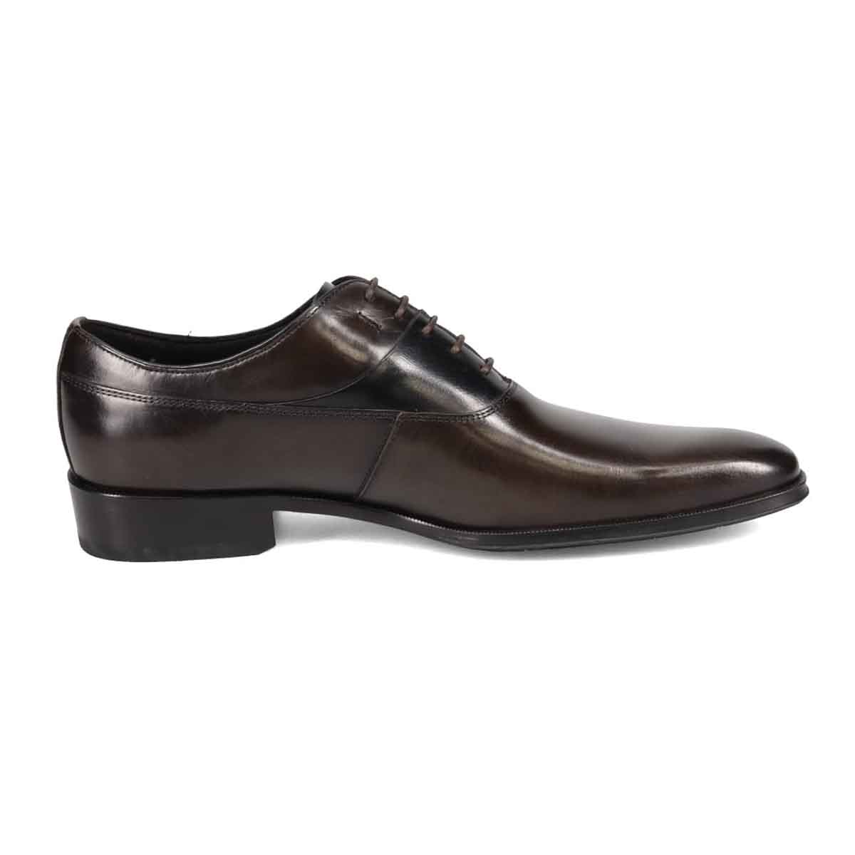 LANVIN COLLECTION　バイカラーフォーマルオックスフォード・ドレスシューズ　83440 D-GRAY 25.0