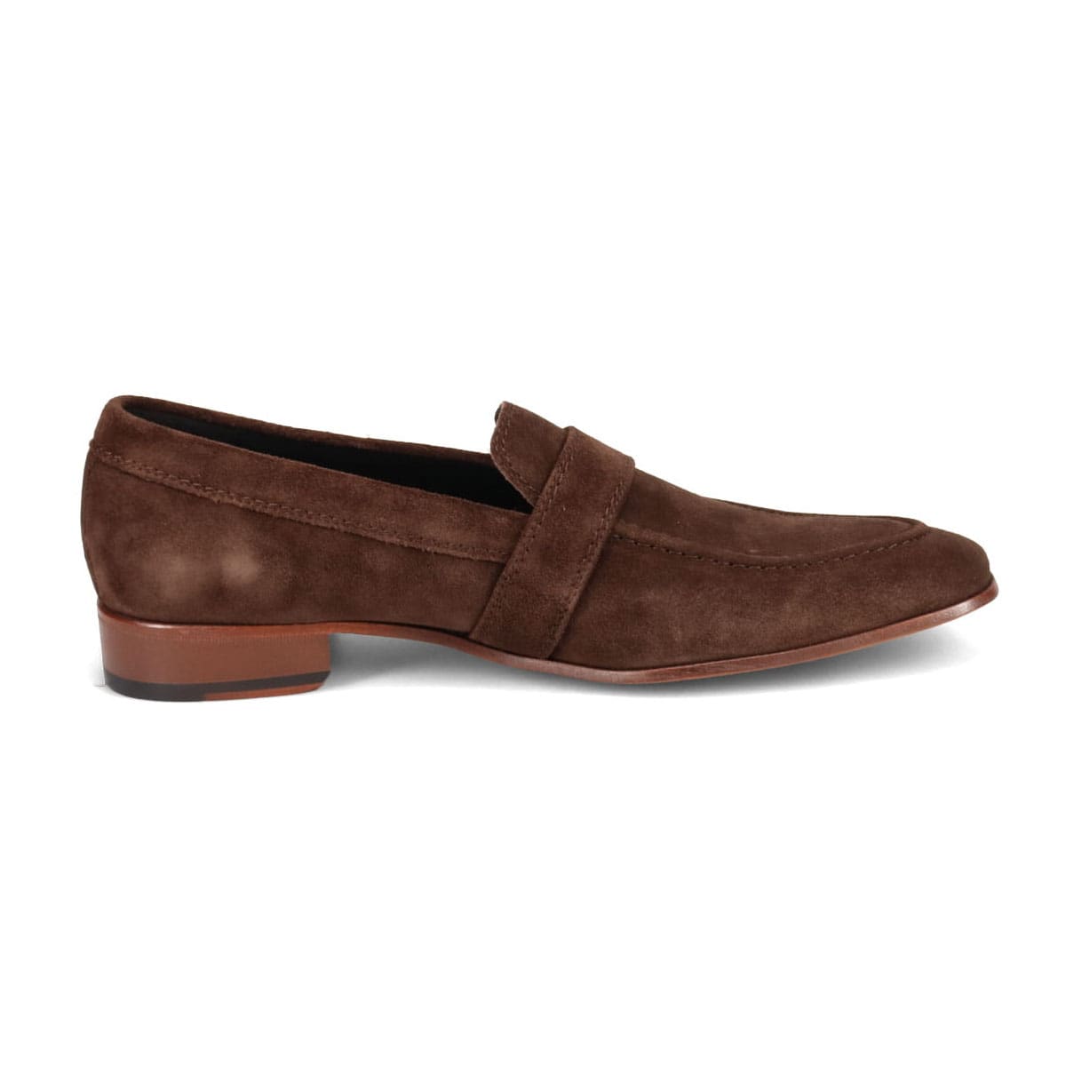 LANVIN COLLECTION　ドレスカジュアルベルトスリッポンシューズ　83445 D-BROWN 25.0