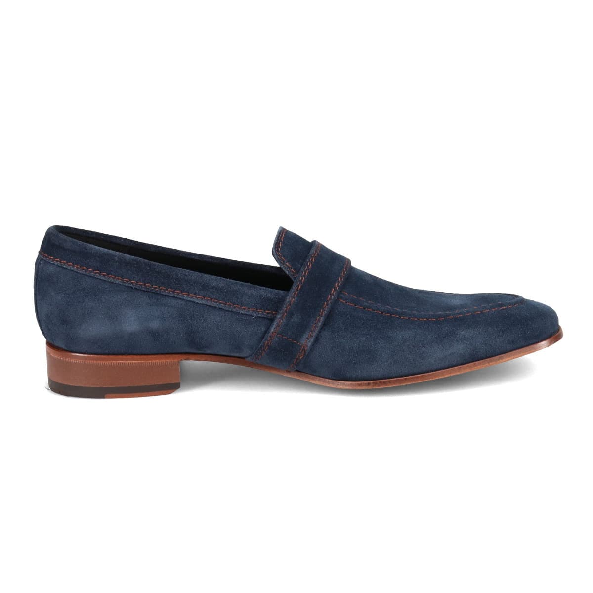LANVIN COLLECTION　ドレスカジュアルベルトスリッポンシューズ　83445 NAVY 25.0