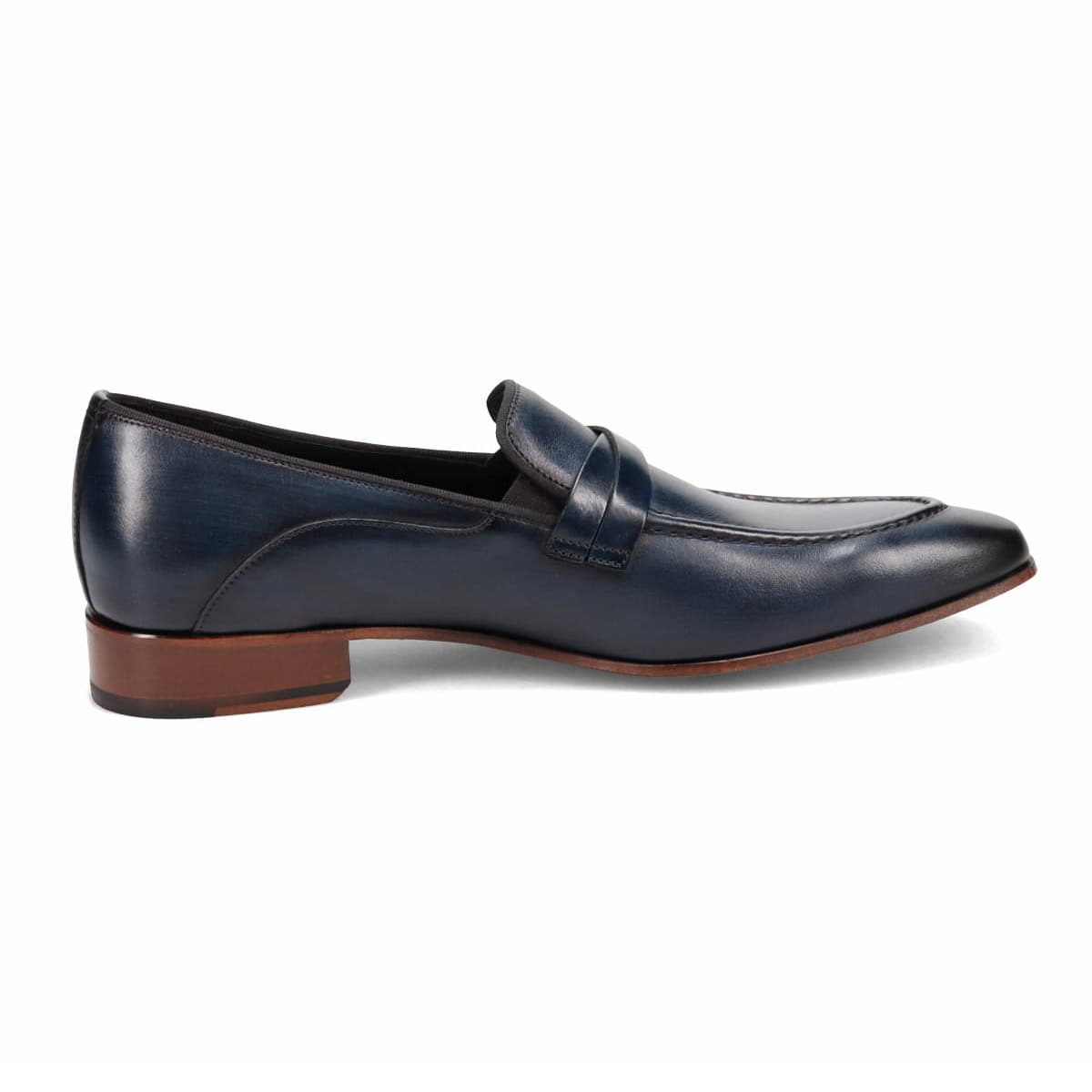【SIAA仕上げ】LANVIN COLLECTION  スリッポンドレスシューズ  83455 NAVY 25.0