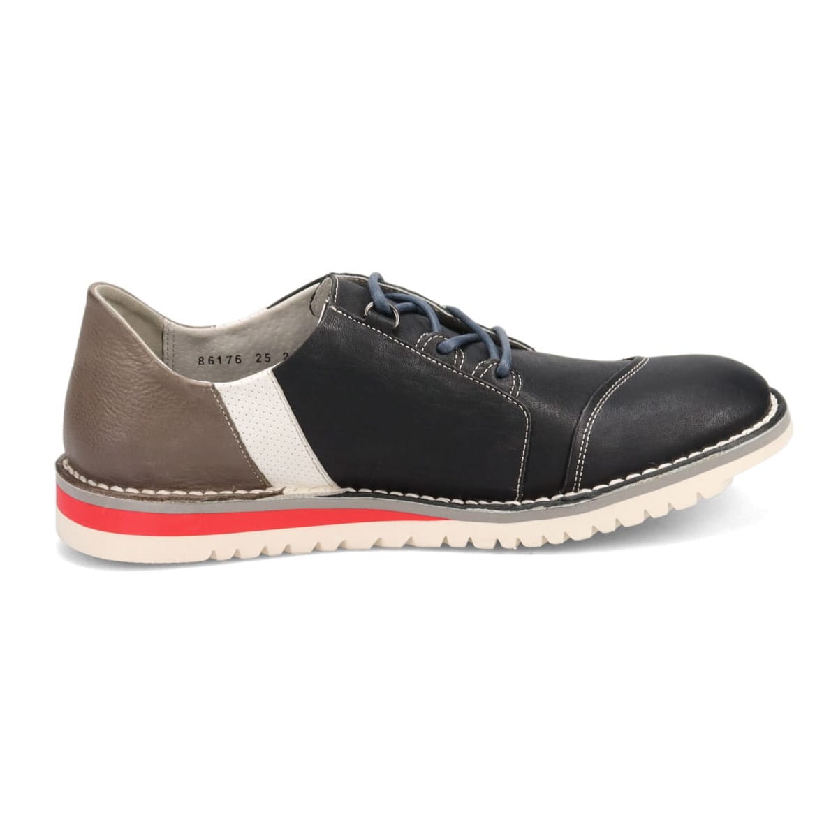LANVIN en Bleu　レースアップ・カジュアルシューズ  86176 BLACK 25.0