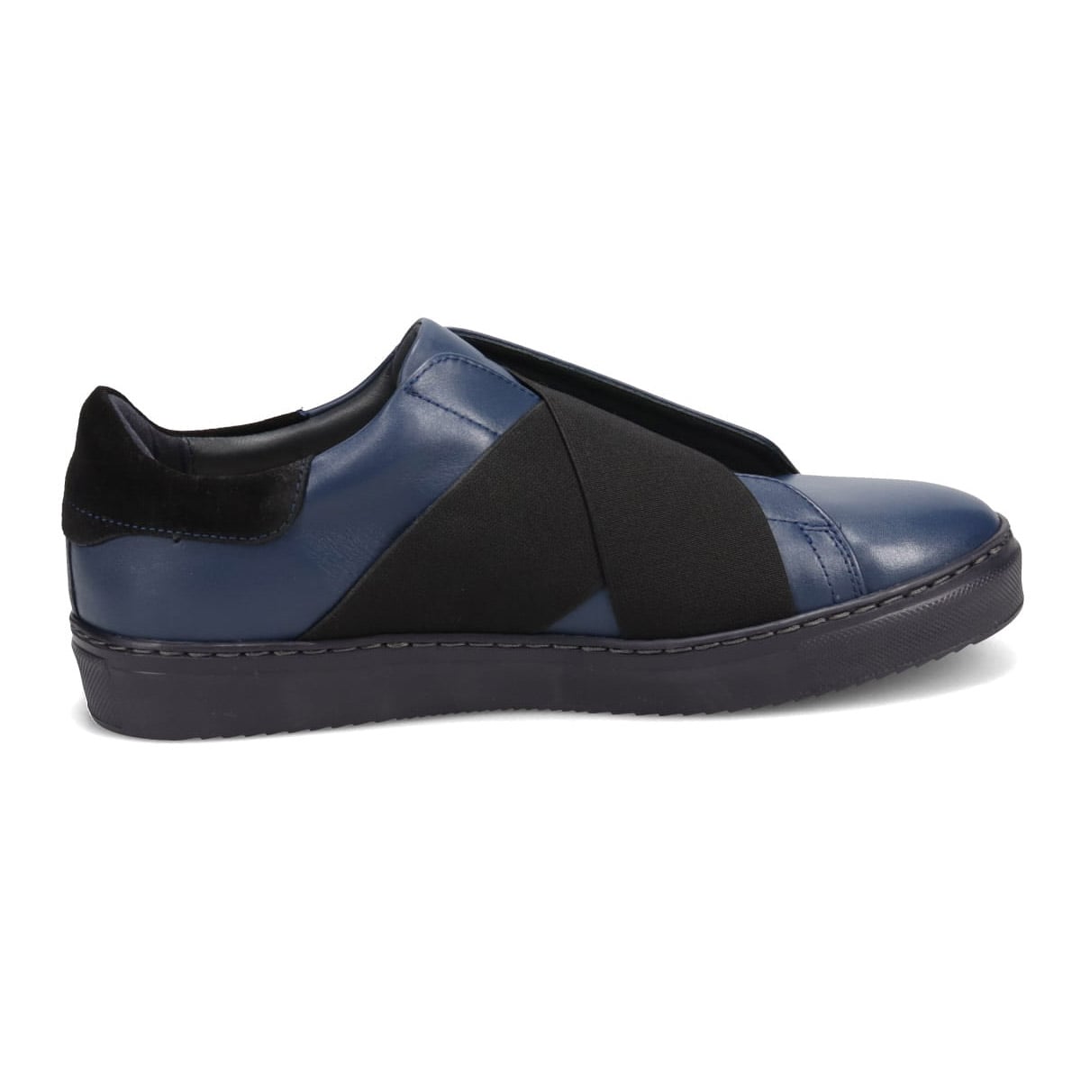 LANVIN en Bleu　スリッポン カジュアルレザースニーカー  86476 NAVY/BLACK 25.0