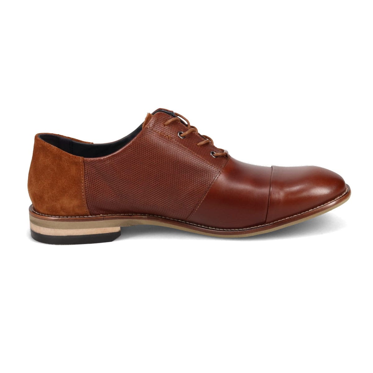 LANVIN en Bleu　アシンメトリーオックスフォード カジュアルシューズ　86482 BROWN 25.0
