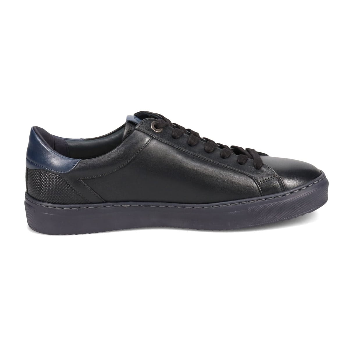 LANVIN en Bleu　カジュアルレザースニーカー  86501 BLACK 25.0