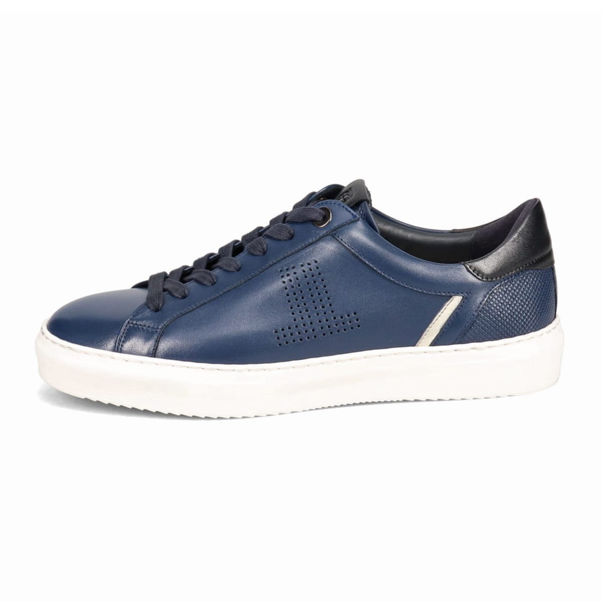 LANVIN en Bleu　カジュアルレザースニーカー  86501 NAVY 25.0