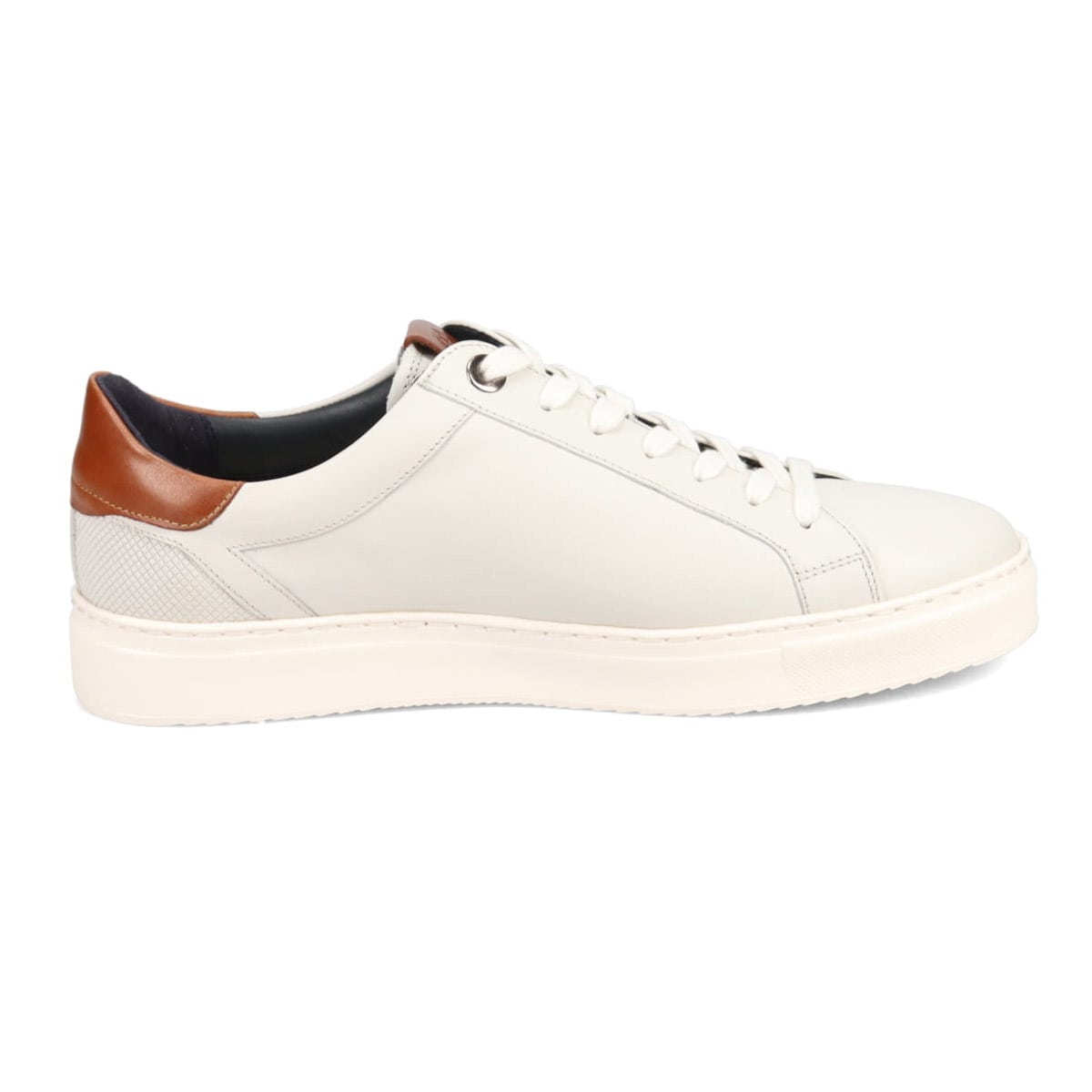 LANVIN en Bleu　カジュアルレザースニーカー  86501 WHITE 25.0