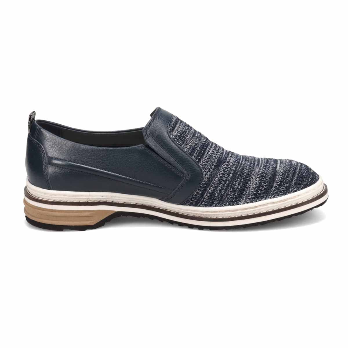 ランバンオンブルー LANVIN en Bleu  ニットスニーカーコンビネーションスリッポンシューズ 86538 NAVY 25.0