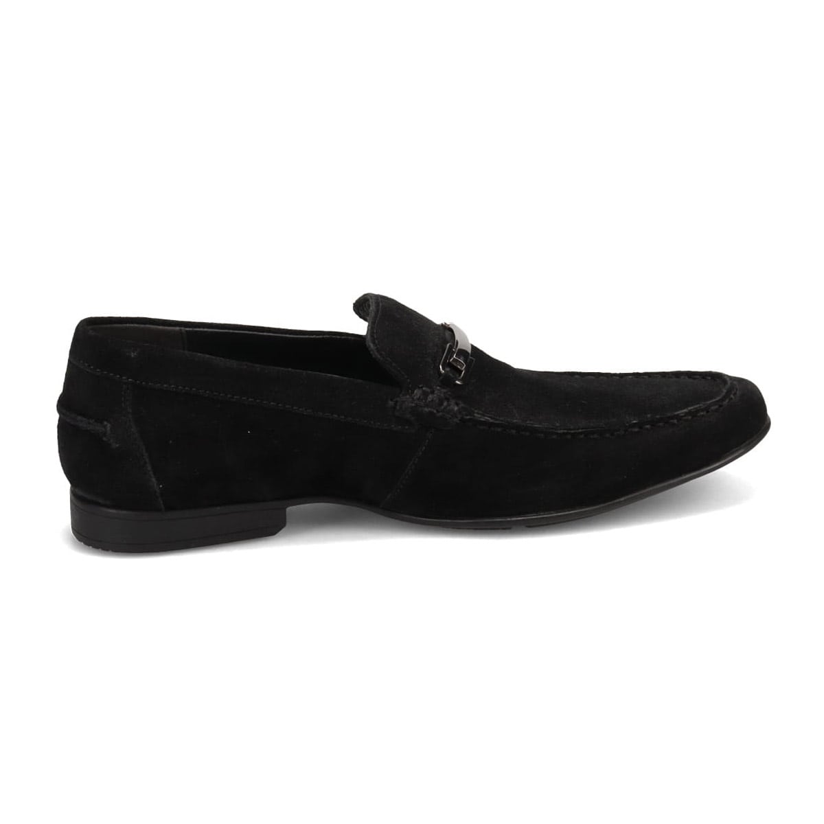アビーロード ABBEY ROAD ビット付き スリッポン カジュアルシューズ　AB8103 BLACK-VELOURS 25.0