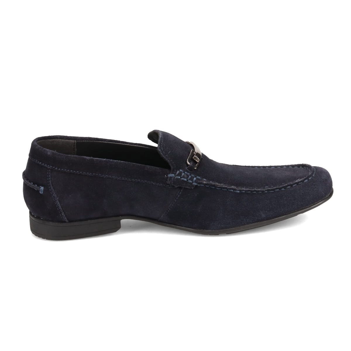 アビーロード ABBEY ROAD ビット付き スリッポン カジュアルシューズ　AB8103 NAVY-VELOURS 25.0
