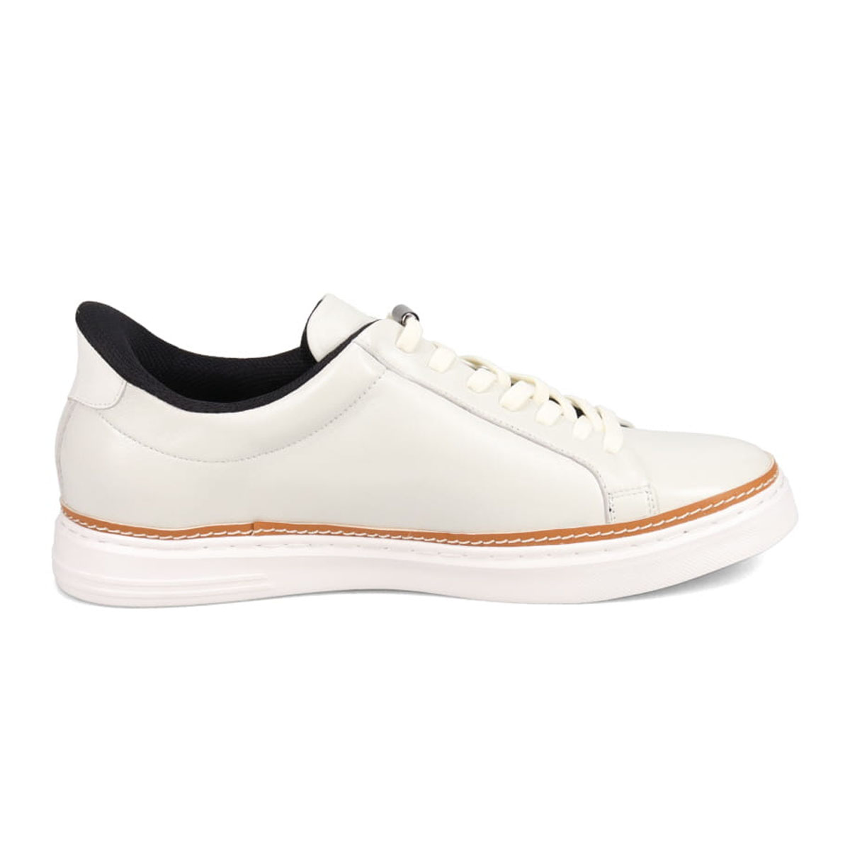 ビークラシック BEE CLASSIC　クイックフィット レザースニーカー　CB6050 WHITE 25.0