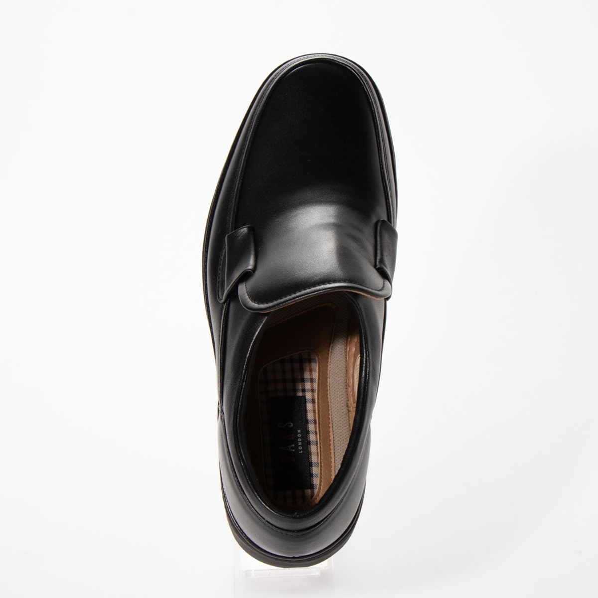 DAKS モカシンカジュアルスリップオンシューズ DA2004 BLACK 25.0