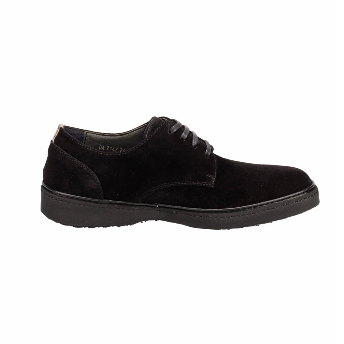 DAKS　外羽根プレーントウ・カジュアルシューズ DA2147 BLACK-VELOURS 25.0