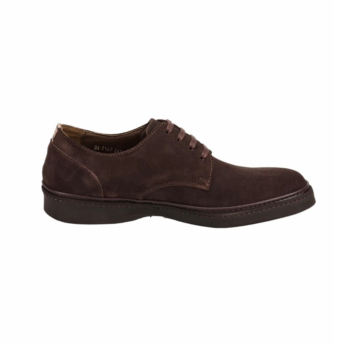 DAKS　外羽根プレーントウ・カジュアルシューズ DA2147 D-BROWN-VELOURS 25.0