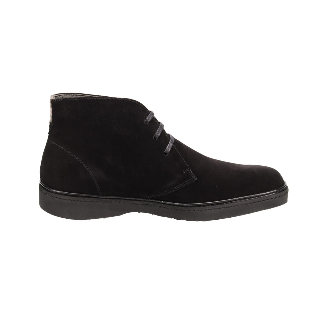 DAKS　レースアップ・ドレスブーツ DA2148 BLACK-VELOURS 25.0