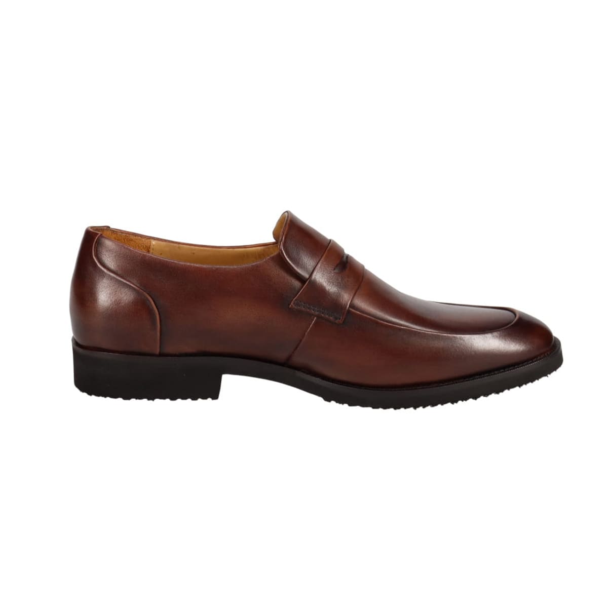 DAKS Uチップスリップオン・ビジネスシューズ DA8611 BROWN 25.0