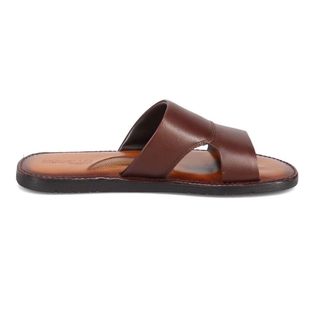 モデロ MODELLO レザーサンダル　DM5317 D-BROWN M(25.0～25.5cm)