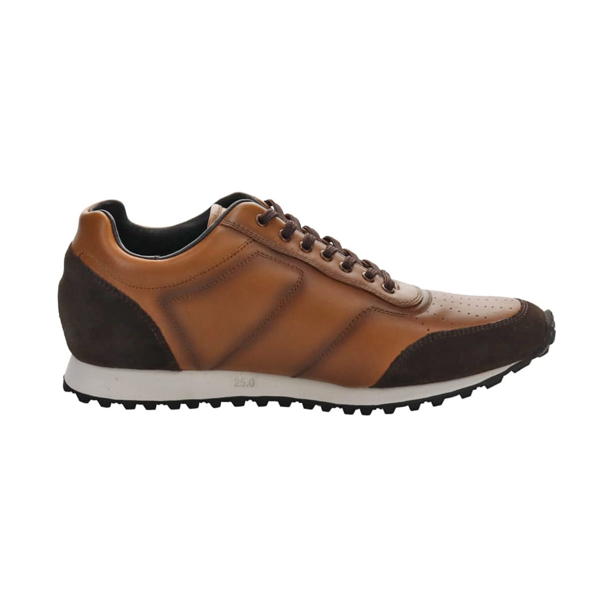 モデロ MODELLO VIBRAMソールレザースニーカー DM5503 L-BROWN 25.0