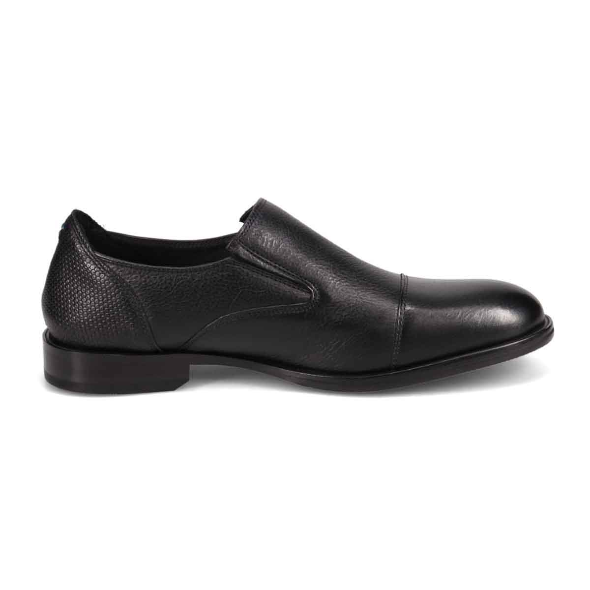 モデロ MODELLO 「Recovery Shiatsu Insole」搭載で指圧効果により血行をよくする。サイドゴア カジュアルスリッポンビジネスシューズ　DM5534XR BLACK 25.0