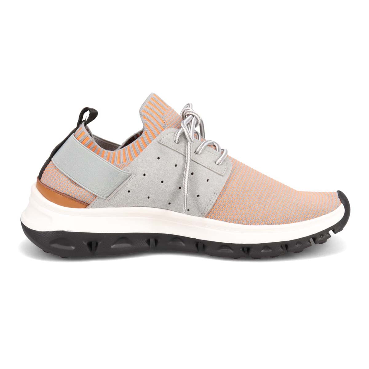 モデロ MODELLO レースアップカジュアルスニーカー　DM6522 L-GRAY/ORANGE M(25.0～25.5cm)