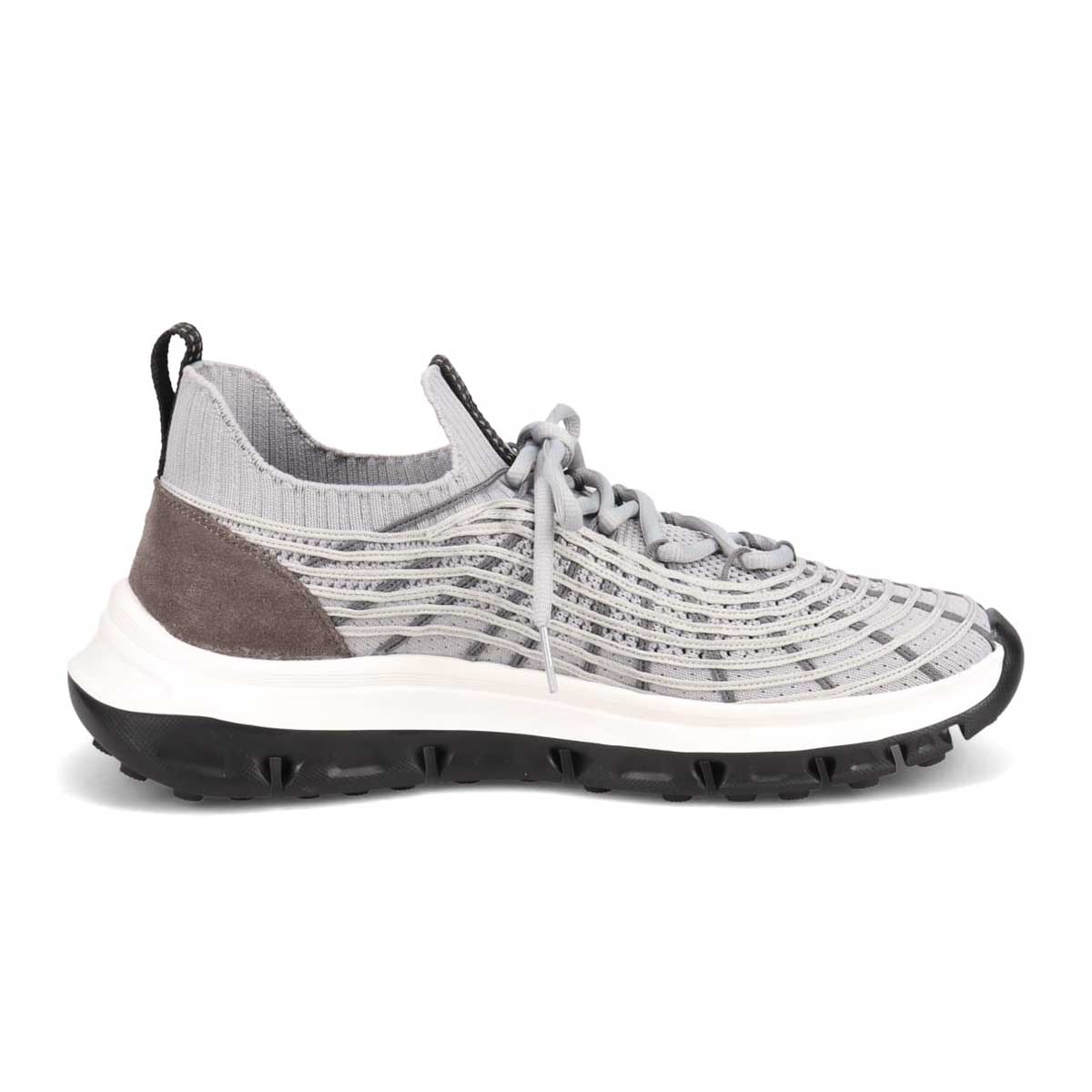 モデロ MODELLO 「リカバリーインソール」搭載で指圧効果により血行を115％促進。Recoveryメッシュニットスニーカー　DM6528R GRAY M