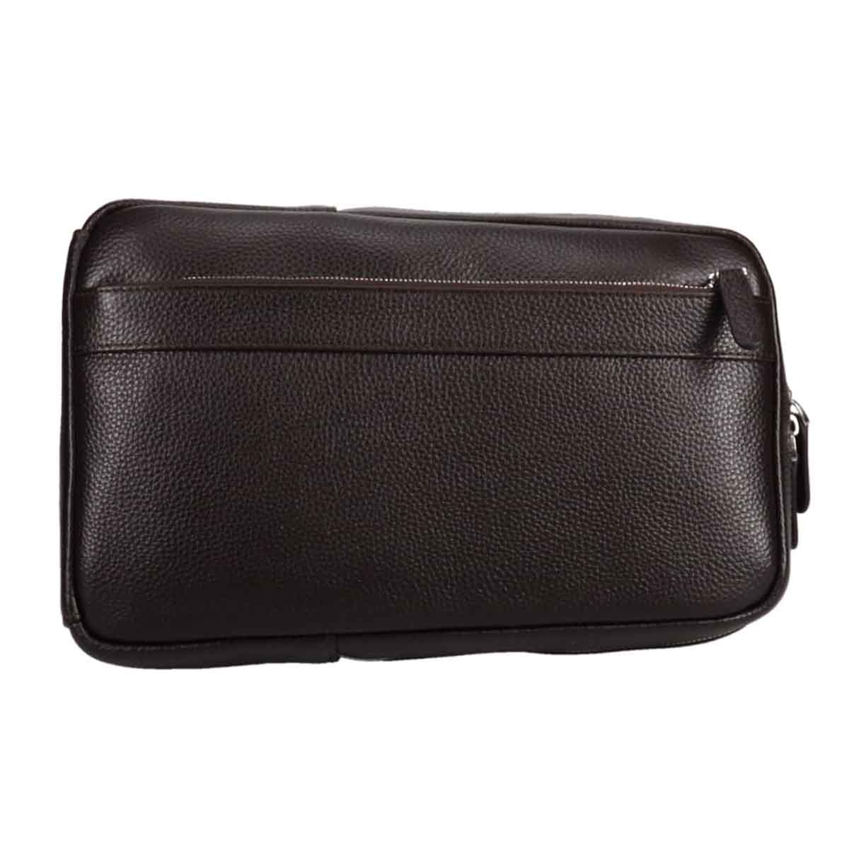 モデロ MODELLO　メンズ本革ボディバッグ　DMB1214 D-BROWN FREE