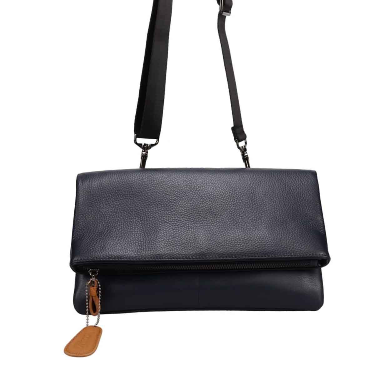 モデロ MODELLO　メンズ本革クラッチバッグ2WAYショルダー　DMB1215 NAVY FREE