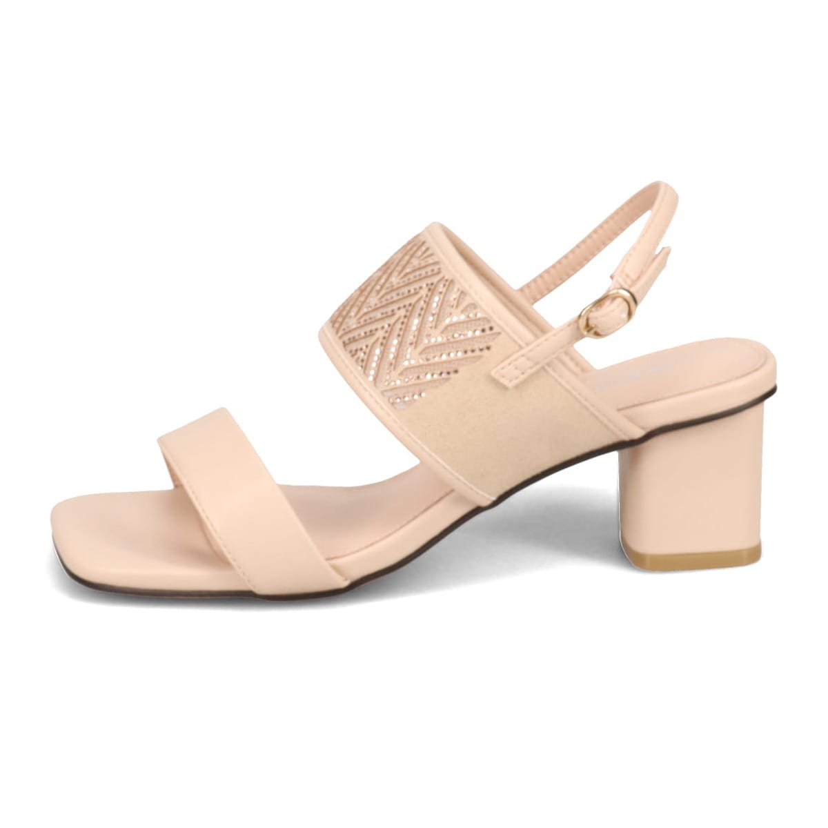 MODELLO レーザーカット＆貴石デザインサンダル　DML4517 BEIGE 23.0