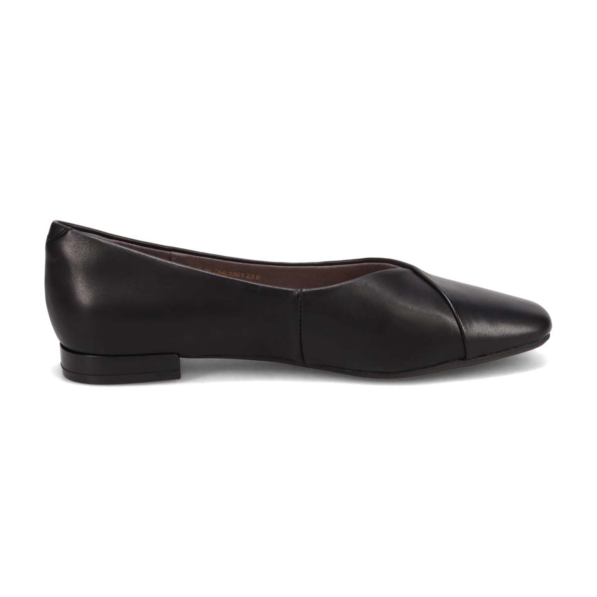 【撥水仕様】モデロ MODELLO 2.0cmヒール バレエシューズ  DML5501 BLACK 23.0