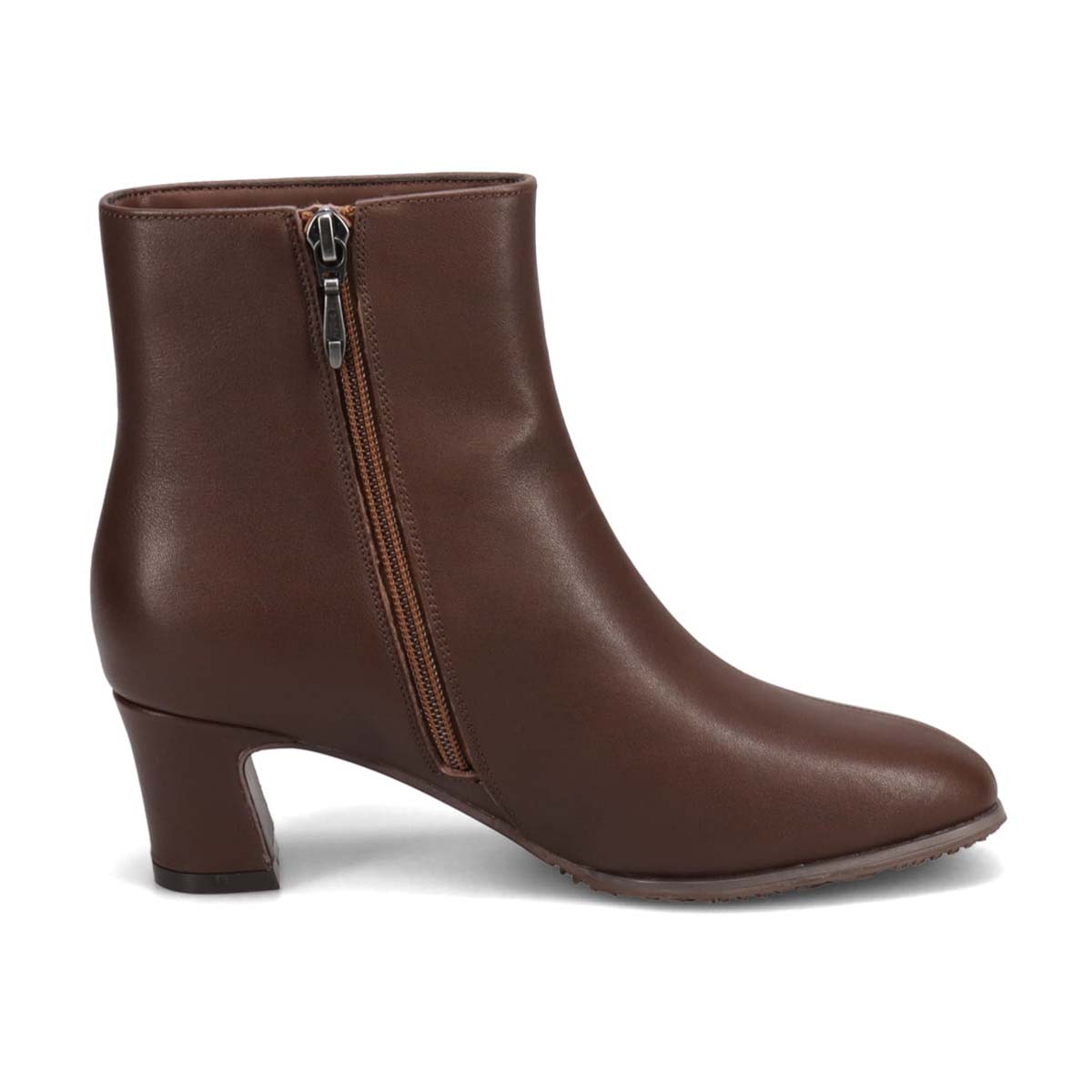 【撥水仕様】モデロ MODELLO 5.5cmヒール エレガンスショートブーツ  DML5502 D-BROWN 23.0