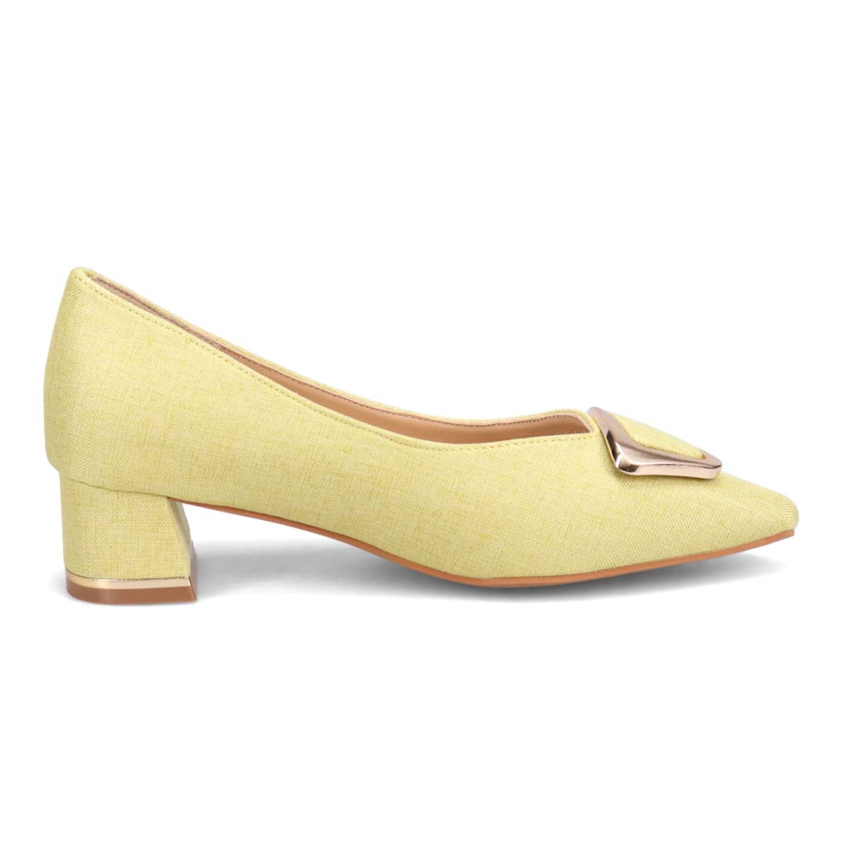 モデロ MODELLO 「リカバリーインソール」搭載で指圧効果により血行を115％促進。Recoveryポインテッドパンプス　DML5505R L-GREEN-TX 23.0