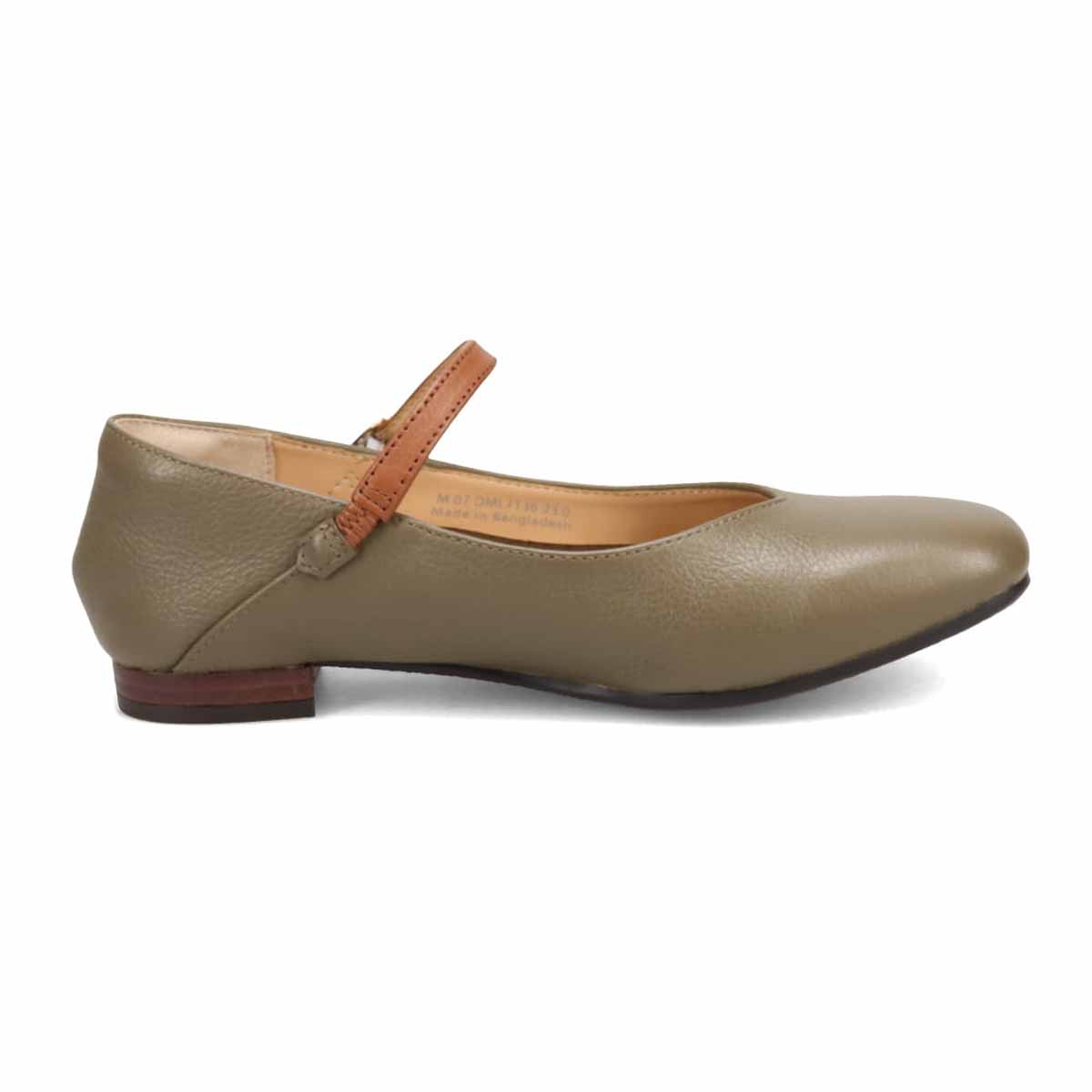 モデロ MODELLO ソフトスクエア  ストラップシューズ  DML7136 KHAKI/C 23.0