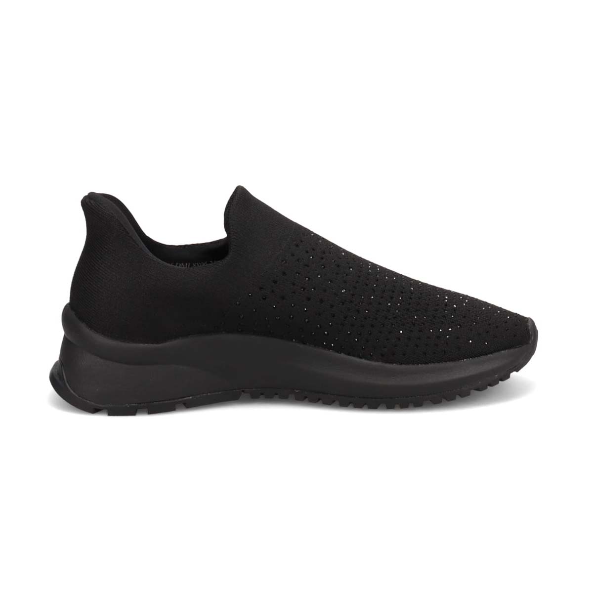 【撥水仕様】モデロ MODELLO ニットスリッポンスニーカー　DML8806 BLACK/BLACK 23.0